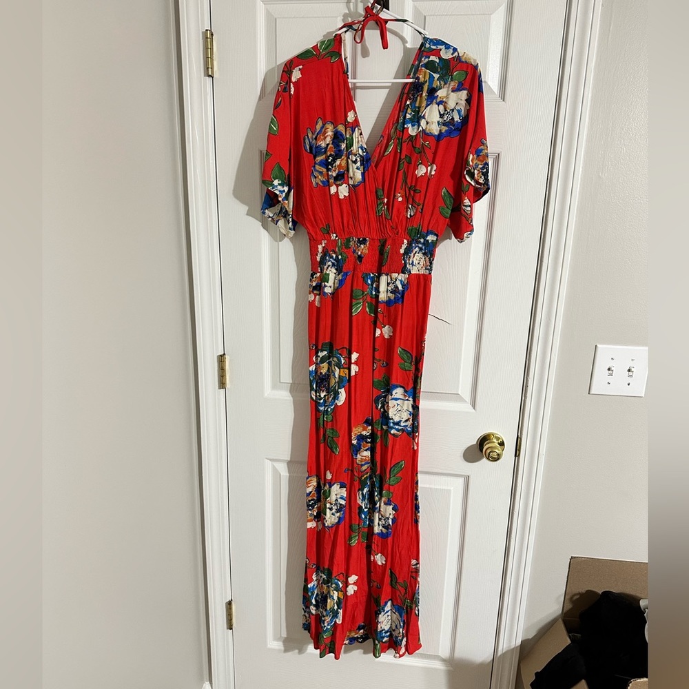 Floral maxi dress